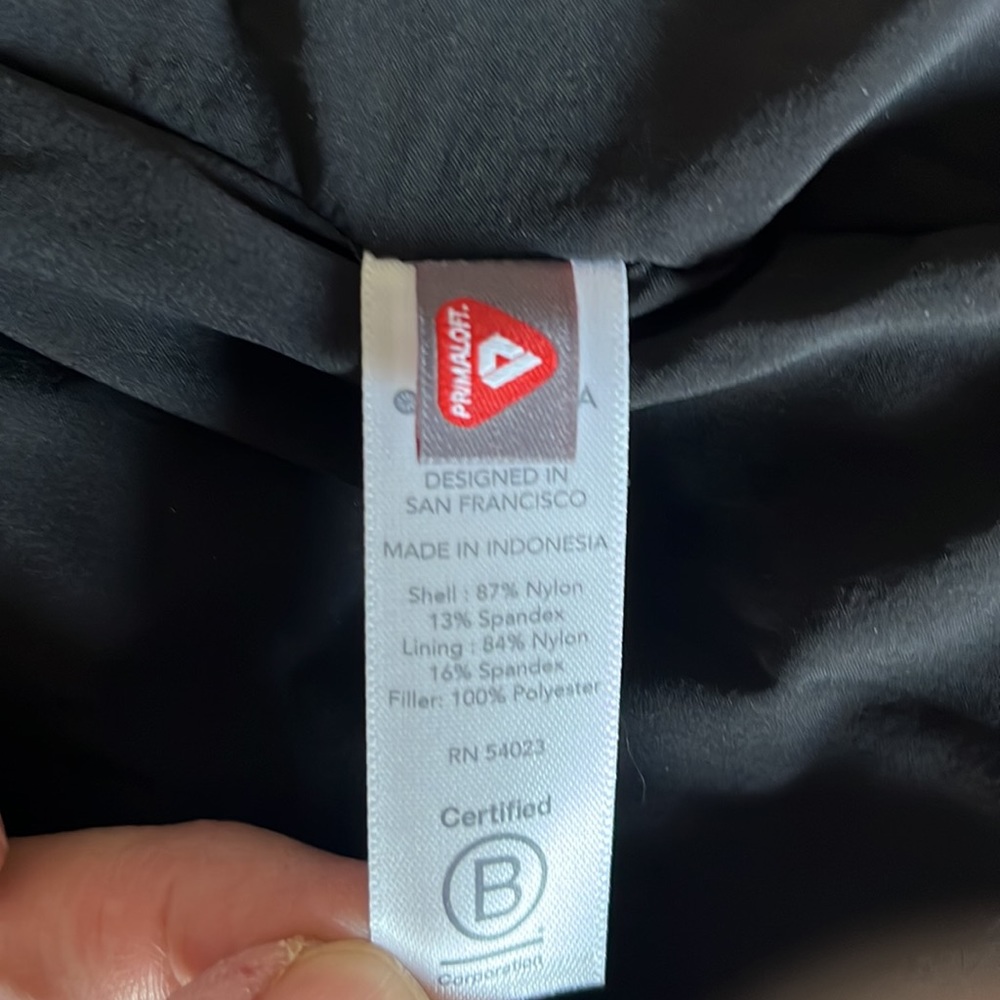 Athleta Evolution Puffer Blazer Size Small - image 4